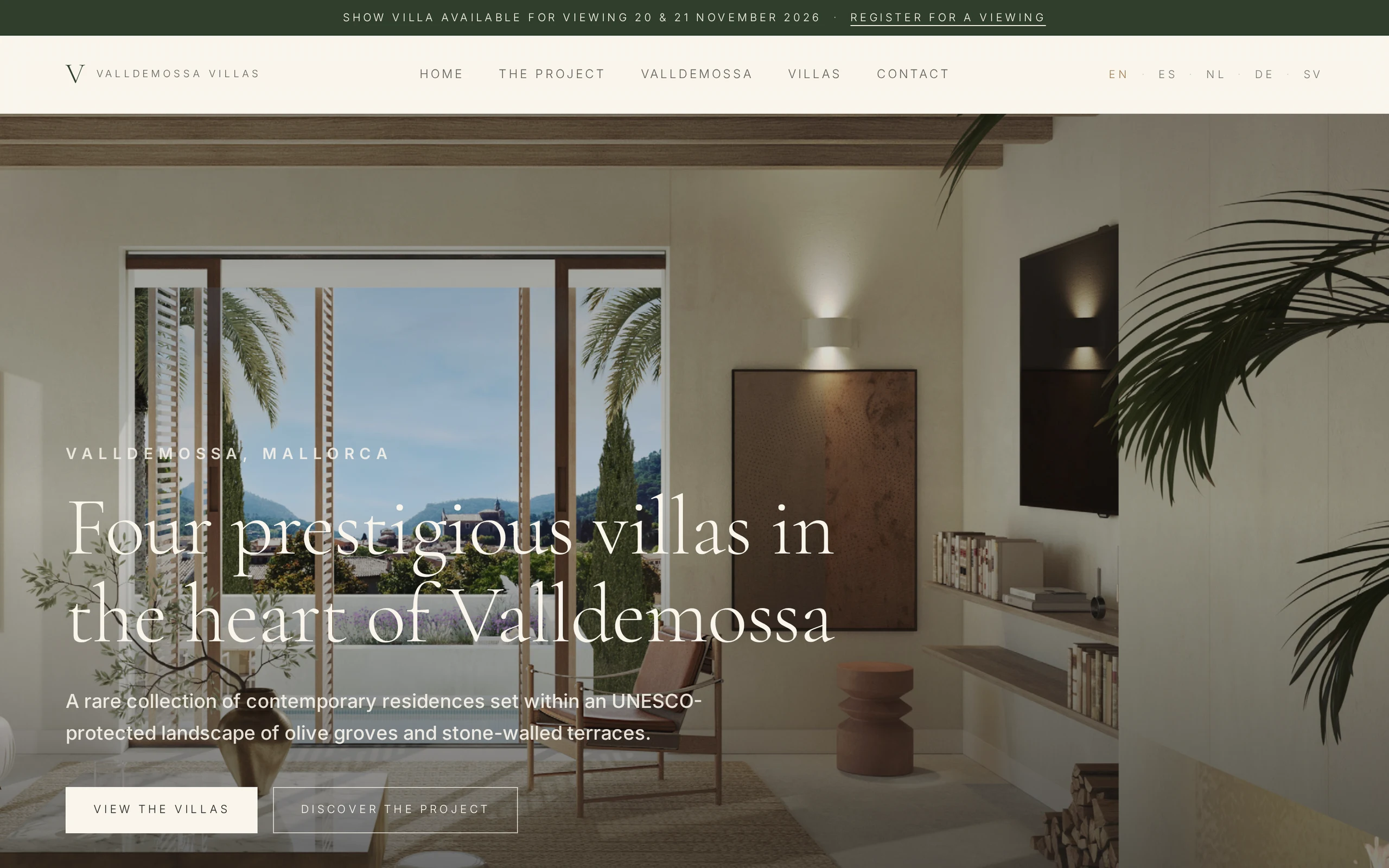 Valldemossa Villas — website